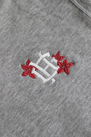 "Inspired by Tradition" Hoodie - Grey/Pink Azalea