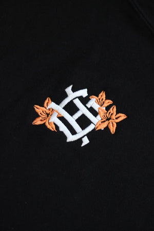 "Inspired by Tradition" Hoodie - Black/Peach Azalea