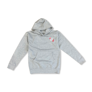 "Inspired by Tradition" Hoodie - Grey/Pink Azalea